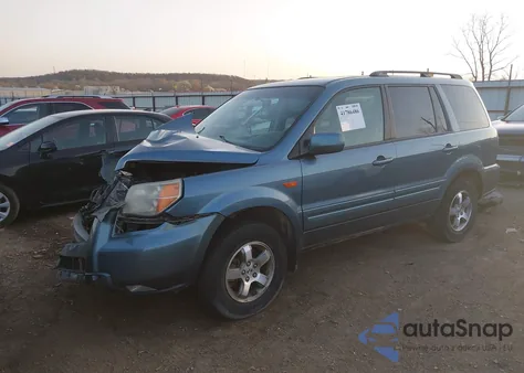 2006 Honda Pilot Ex из США, поврежденный, VIN 5FNYF28476B006425